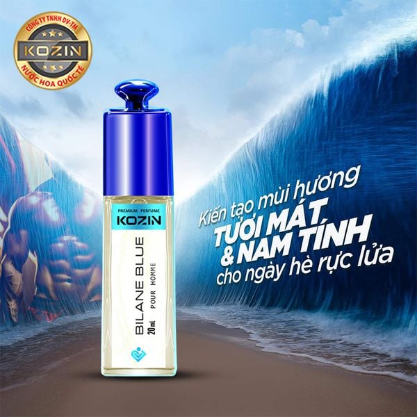 Nước hoa nam Life Style KOZIN BILANE BLUE 20ml (gốc hương Dylan Bleu by Versace)