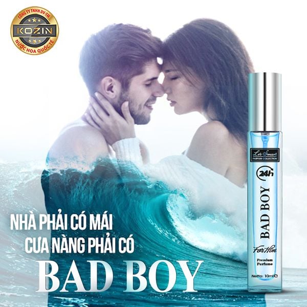 Nước hoa nam life style LE'S SMART BAD BOY 10ml BLUE (gốc hương Desire Blue Ocean Dunhill)