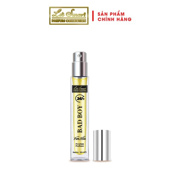 Nước hoa nam life style LE'S SMART BAD BOY 10ml GOLD (gốc hương Sauvage - Elixir - Dior)