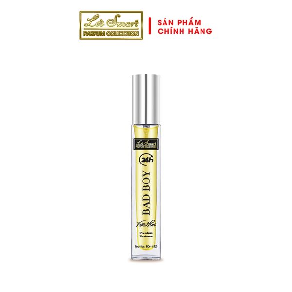 Nước hoa nam life style LE'S SMART BAD BOY 10ml GOLD (gốc hương Sauvage - Elixir - Dior)