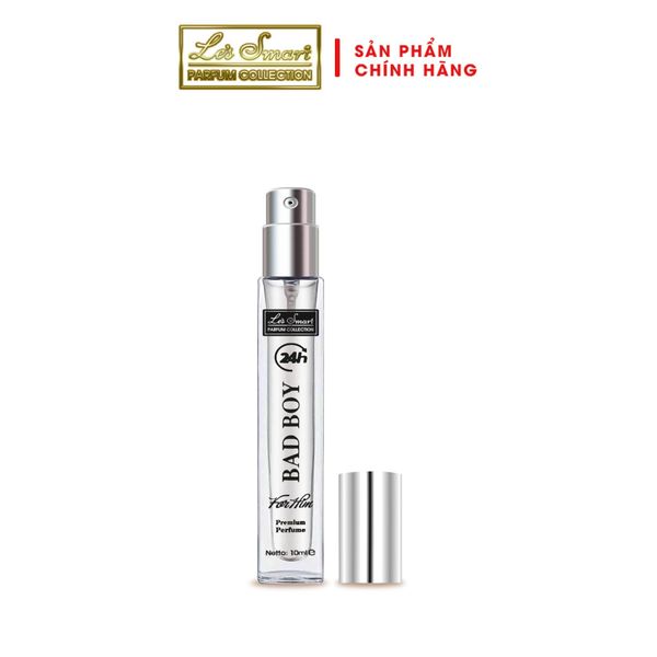 Nước hoa nam life style LE'S SMART BAD BOY 10ml SILVER (gốc hương Bleu De Chanel)