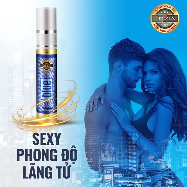 Nước hoa nam life style KOZIN BLUE HIM 12ml (gốc hương Blue for Him by Versace)