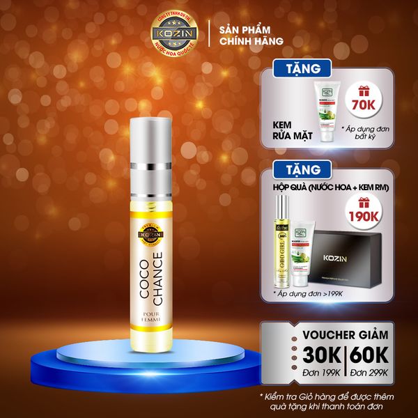 Nước hoa nữ Life Style KOZIN COCO CHANCE 12ml (gốc hương Mademoiselle by Coco Chanel)