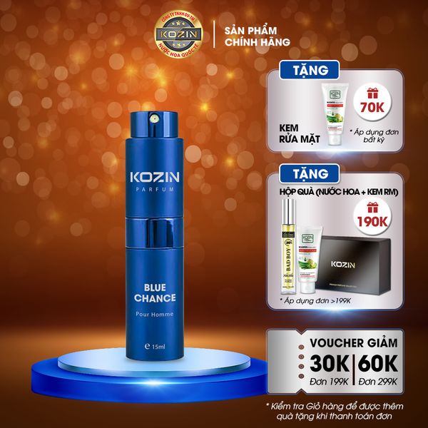 Nước hoa nam cao cấp KOZIN BLUE CHANCE 15ml