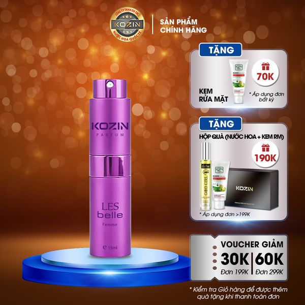 Nước hoa nữ cao cấp KOZIN LES BELLE 15ml