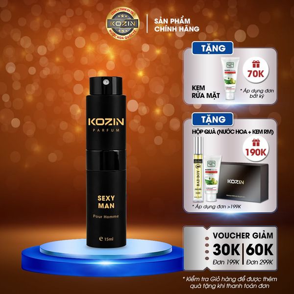 Nước hoa nam cao cấp KOZIN SEXY MAN 15ml