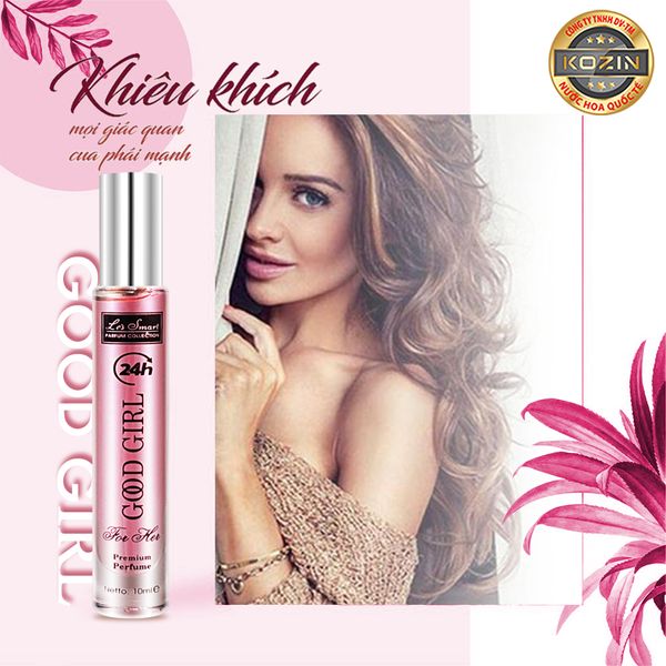 Nước hoa nữ life style LE'S SMART GOOD GIRL 10ml RED (gốc hương Coco Mademoiselle by Chanel)