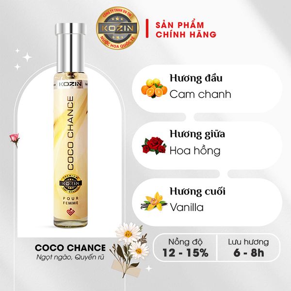 Nước hoa nữ KOZIN COCO CHANCE 30ml