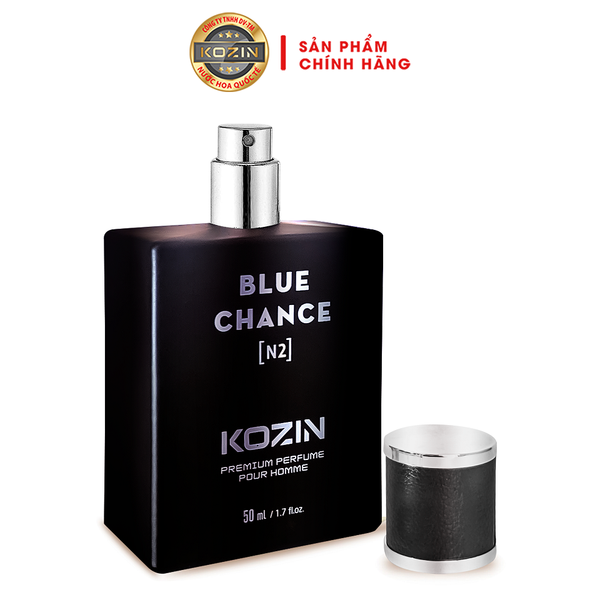 Nước hoa nam cao cấp KOZIN BLUE CHANCE N2 50ml (gốc hương Bleu De Chanel)