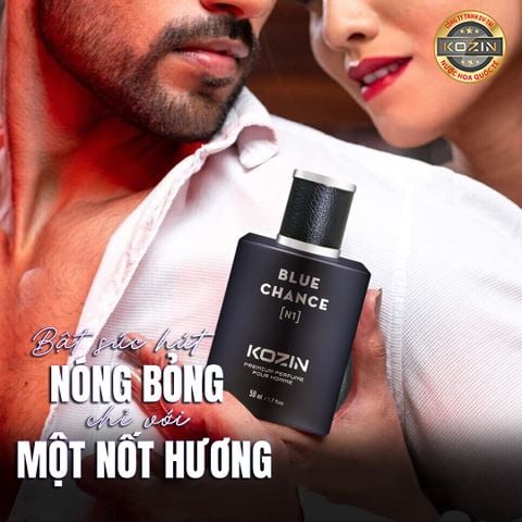 Nước hoa nam cao cấp KOZIN BLUE CHANCE N1 50ml (gốc hương Dior - Sauvage)