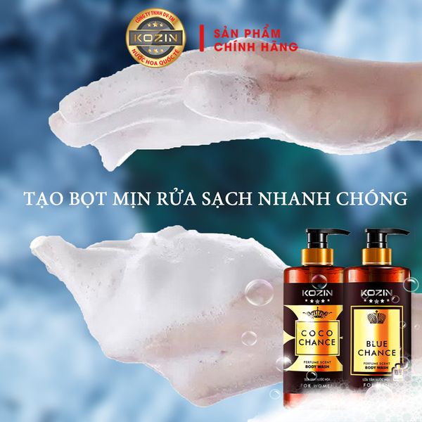 Sữa tắm nước hoa nữ KOZIN COCO CHANCE 500ML