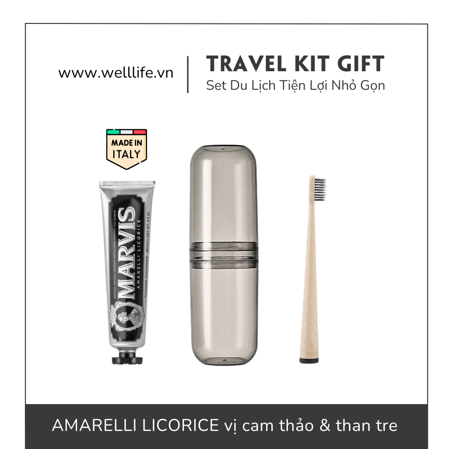  0510 Set Travel Kit Kem Đánh Răng Marvis – Quà Tặng Du Lịch Cao Cấp Nhỏ Gọn Tiện Lợi 