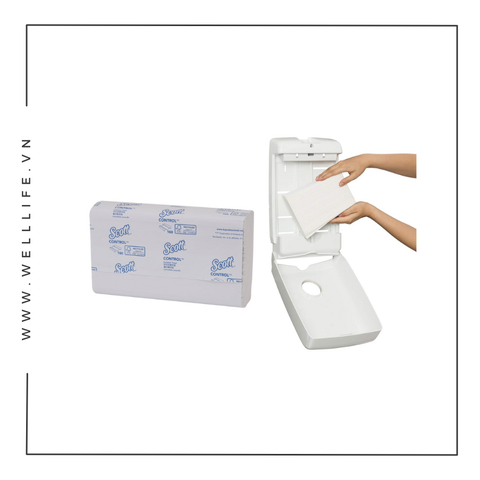 Hộp đựng khăn giấy treo tường dạng đứng