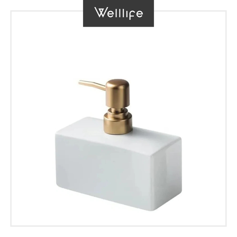  Bình đựng xà phòng chữ nhật bằng gốm men bóng 