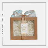  Hộp + rơm + thiệp + túi 