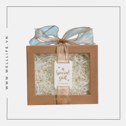  Hộp + rơm + thiệp + túi 