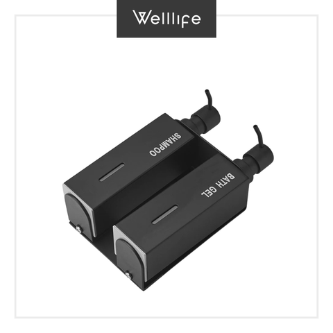  Bộ 2 bình đựng xà phòng vuông bằng kim loại 