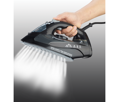  CROFT - BLACK GREY 2000W Hotel Safety Steam Iron/ Bàn Ủi CROFT 2000W 