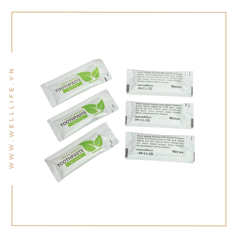 Kem đánh răng túi giấy 5g Paper Bag Toothpaste