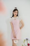  Váy mini hồng cut - out 