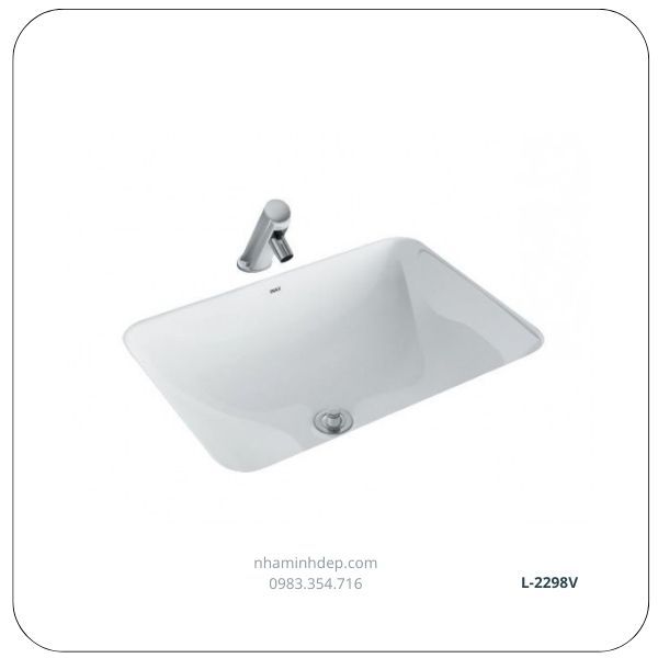 Chậu Rửa Lavabo âm bàn Inax L-2298V chính hãng giá rẻ – nhaminhdep