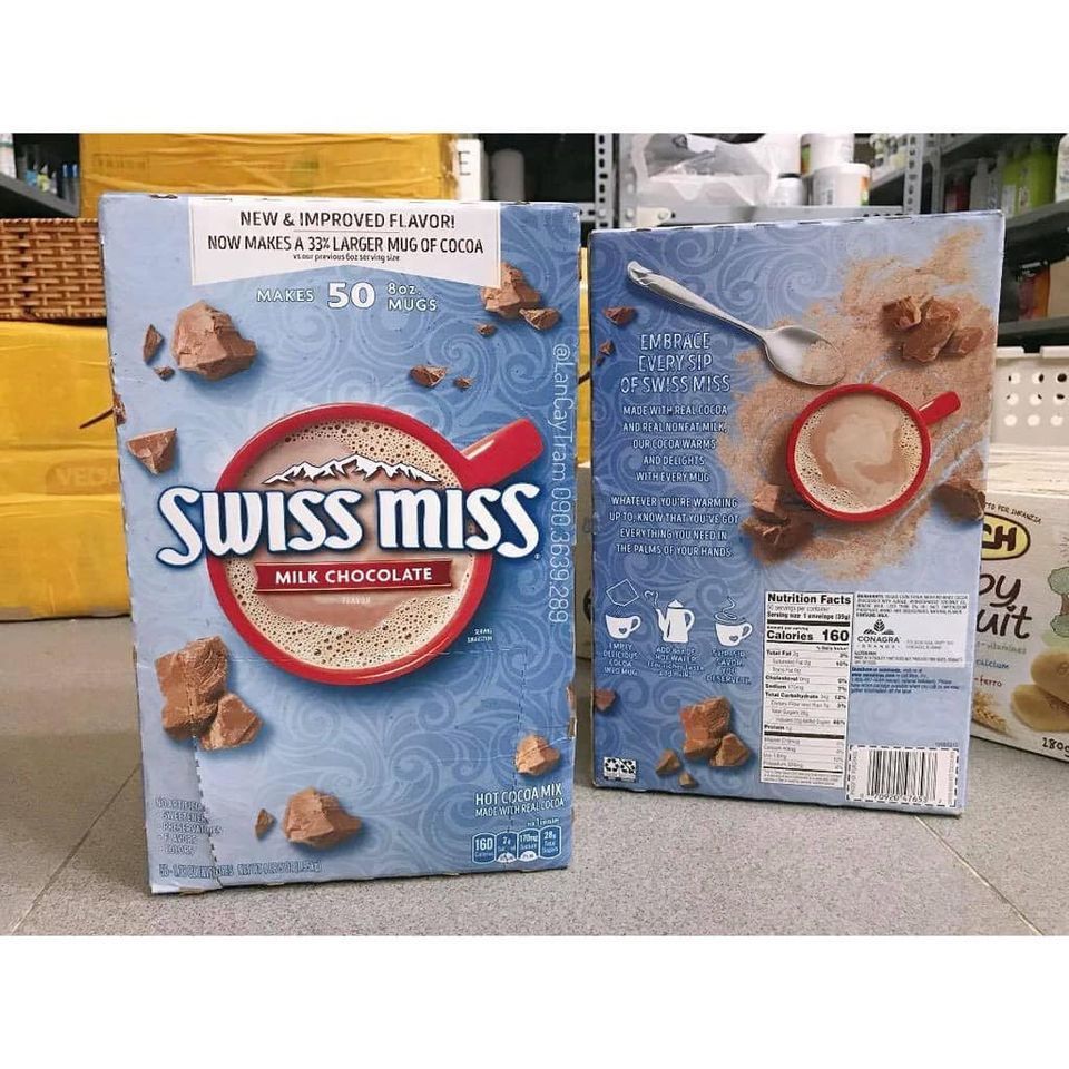 BỘT SWISS MISS HOT COCOA MIX MILK CHOCOLATE 1.95KG