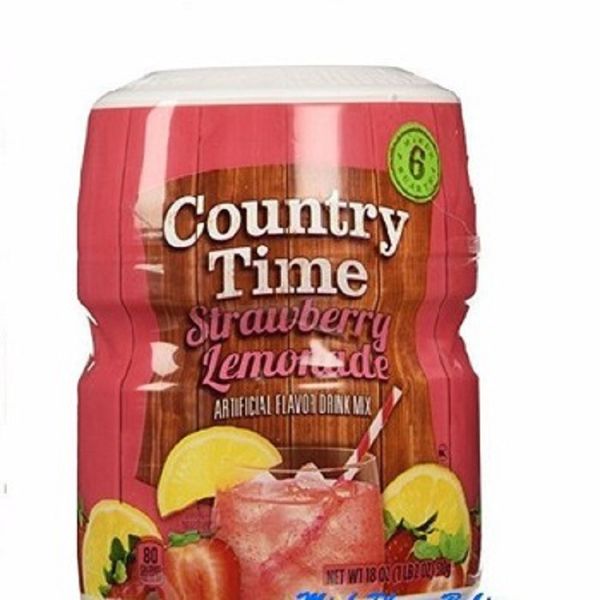 Bột Chanh Country Time Chanh Hồng-538gr