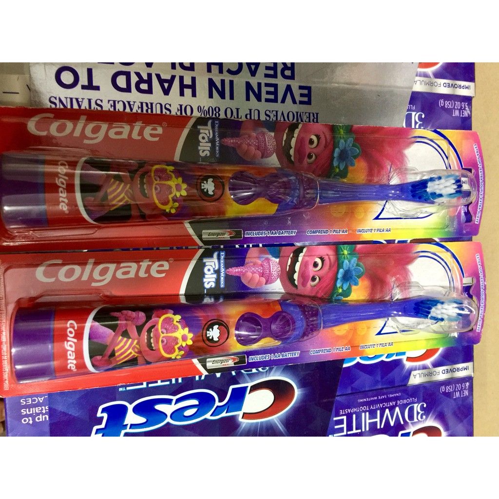 Bàn Chải Đánh Răng (Máy) Cho Bé Gái Colgate Usa