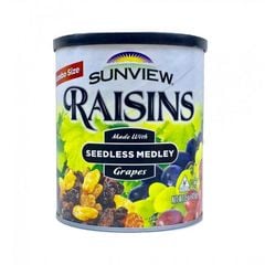 Nho Khô Mỹ Không Hạt Sunview Raisins 425g