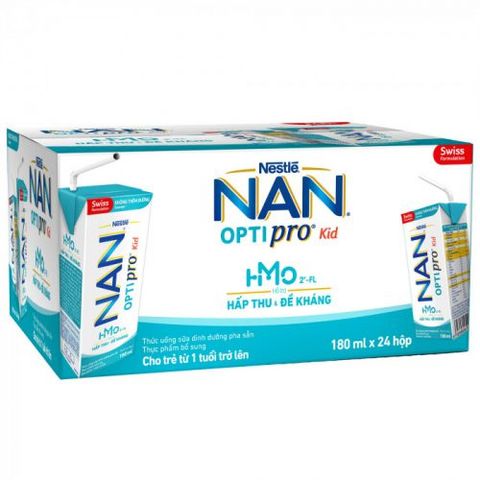  Combo 2 Lốc sữa Nan pro HMO 4x180ml 