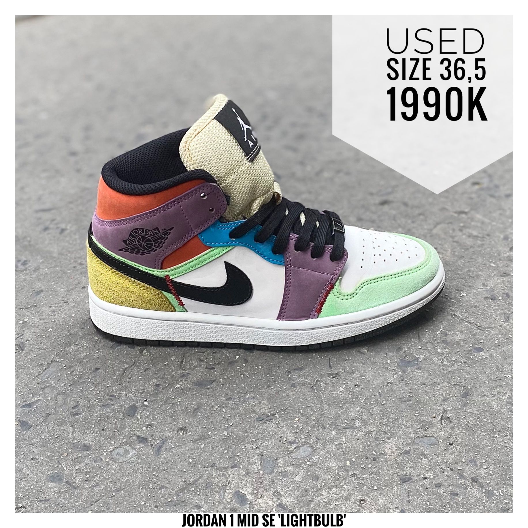 Giày Nike Nike Air Jordan Used On Feet Jordan Retro High Smoke