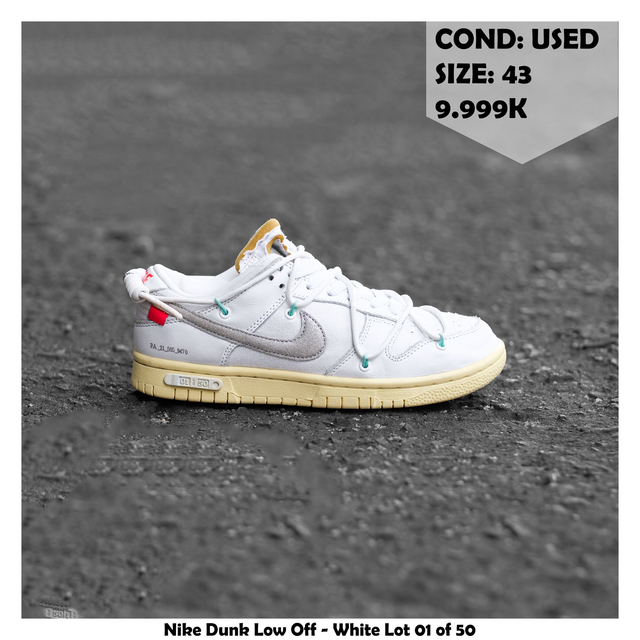 off white nike dunks lot 1