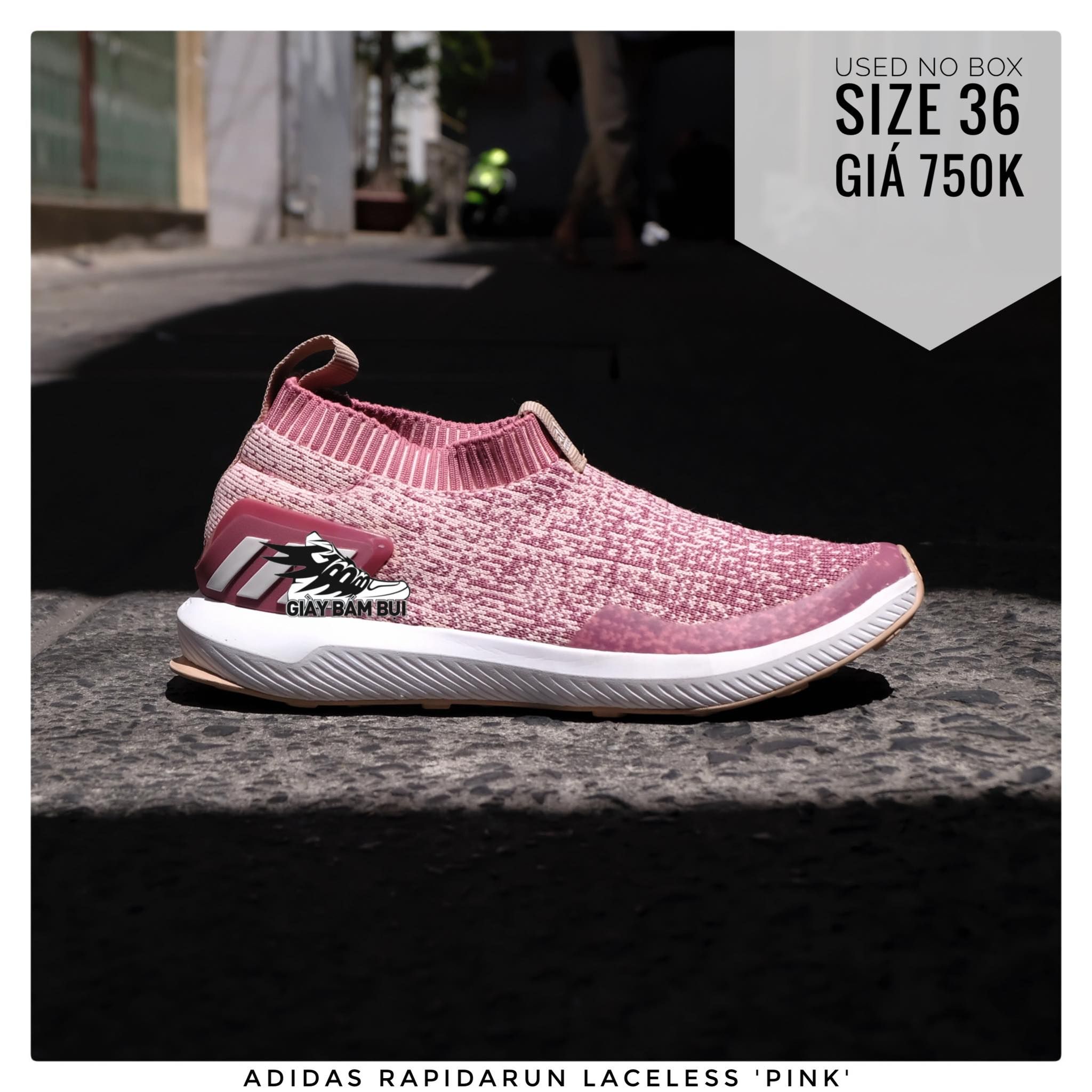 Adidas B96354 B96354 Adidas Women' Rapidarun Laceless Knit B96354