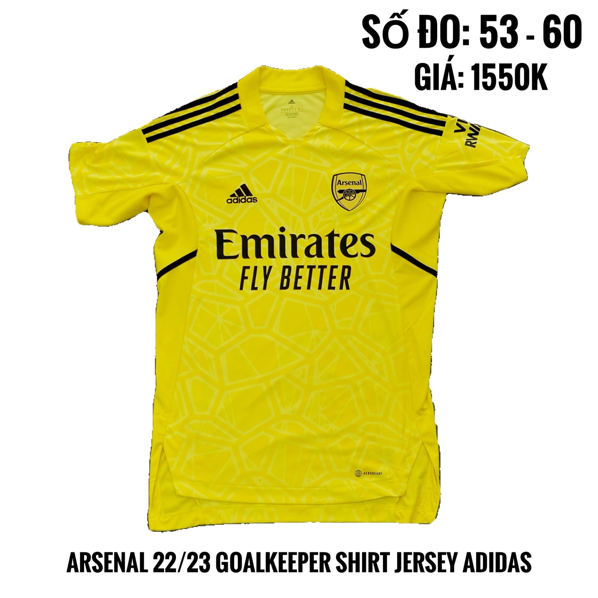 A2h Arsenal 22/23 Goalkeeper Shirt Giày bám bụi