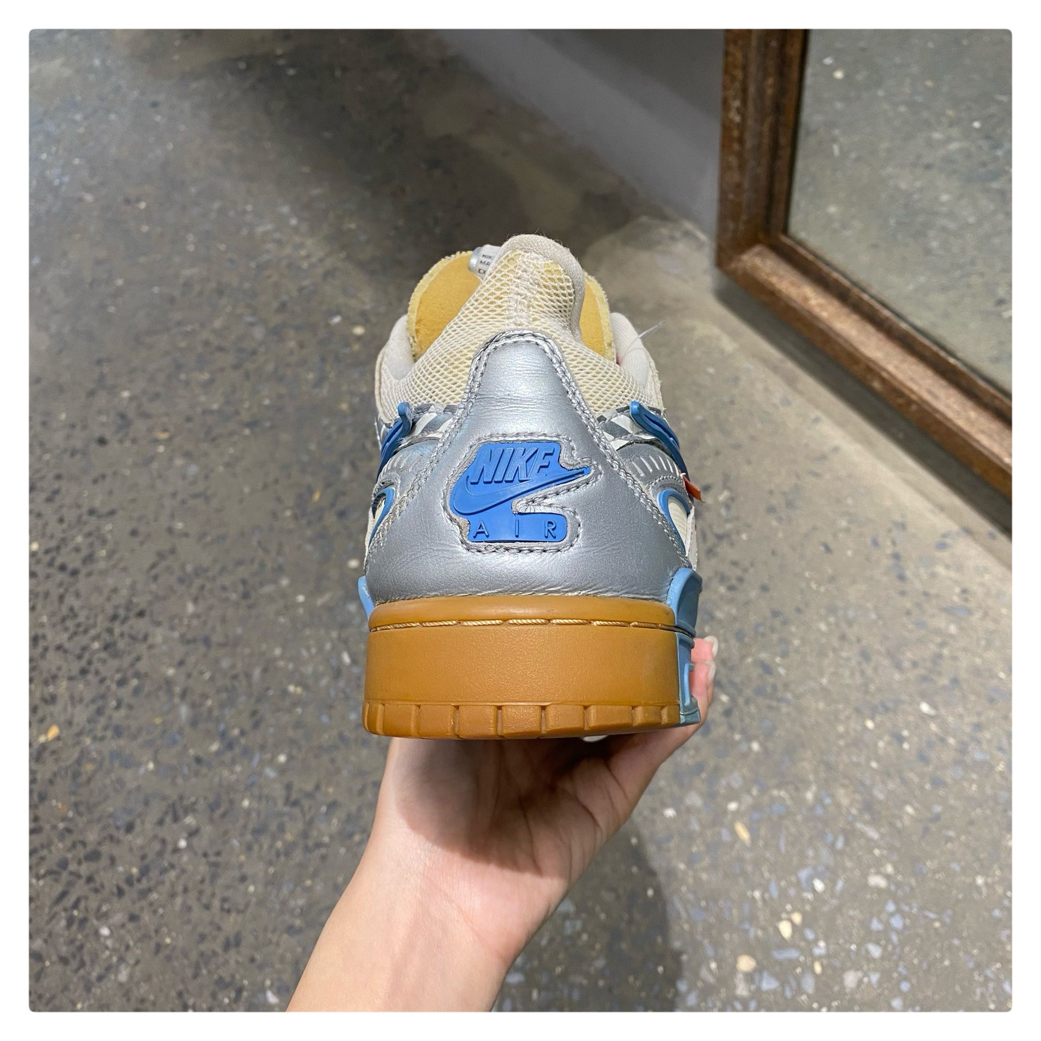 nike off white dunks blue