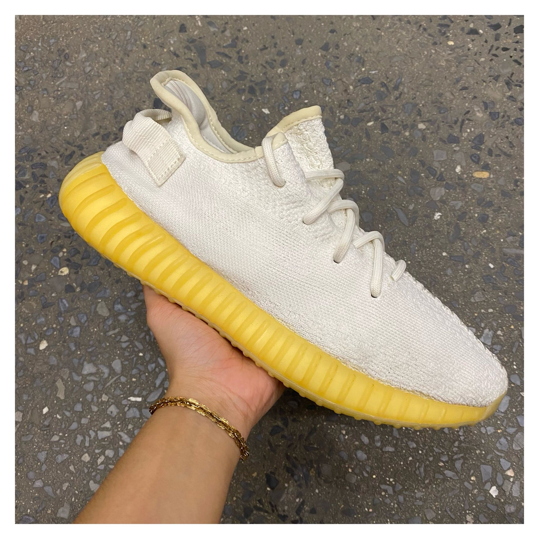G2h Adidas Yeezy Boost 350 V2 'Cream White Triple White' 42