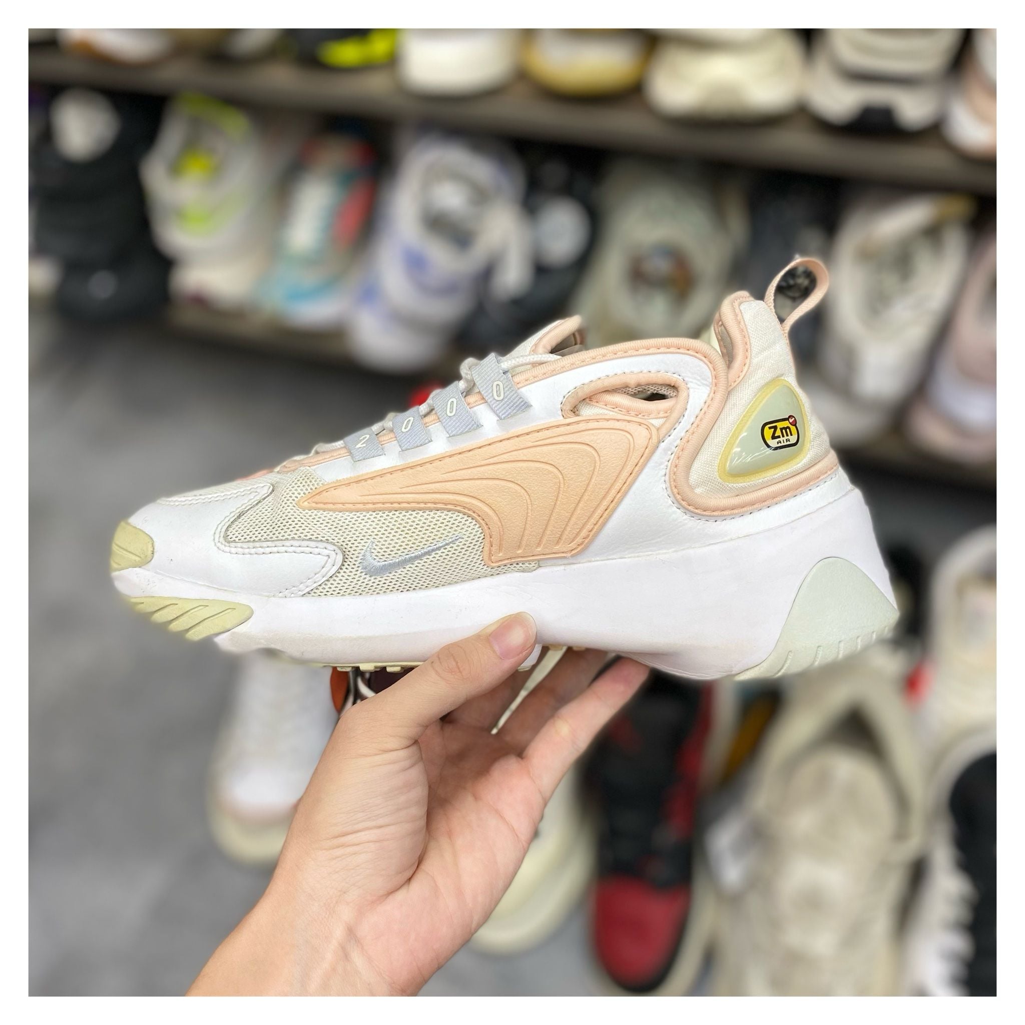 White Zm 2k G2h Nike Zoom 2K Icon Clash White Washed Coral Giày