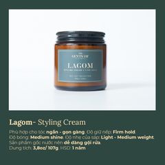 The Gents Bay LAGOM Styling Cream - 107g