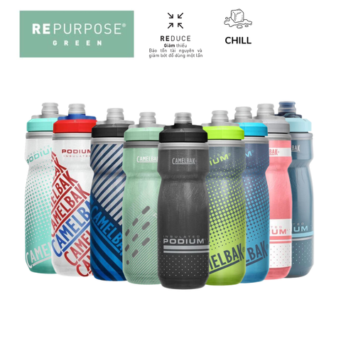  Bình Giữ Lạnh 2 lớp 620ml | Podium Chill Outdoor Bike Bottle, Isulated 