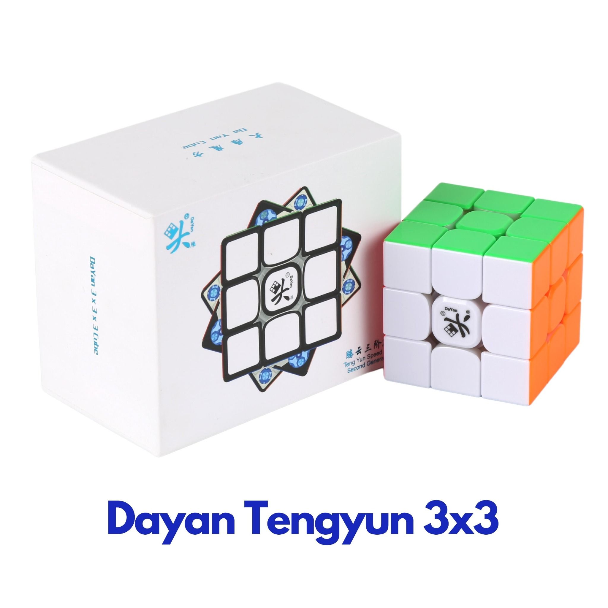 Rubik 3x3 DaYan TengYun - Đồ Chơi Rubic 3 Tầng Có Nam Châm Stickerless Không Viền - Zyo Rubik 