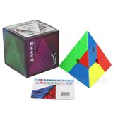  Rubik YJ Pyraminx - Đồ Chơi Trí Tuệ Rubic Tam Giác 3 Tầng Stickerless Không Viền Có Nam Châm - Zyo Rubik 