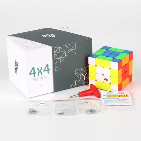  Rubik 4x4 YJ MGC 4x4 UV Stickerless/ Rubik 4x4x4 YongJun MGC 4x4 Không Viền (Hãng mod Nam châm) - Zyo Rubik 