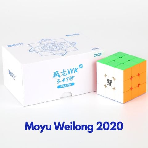  [Rubik3x3x3] Rubik 3x3 MoYu WeiLong WRM 2020 MoYu 3x3 Nam Châm Dòng Cao Cấp Flagship (Hãng Mod) - ZyO Rubik 