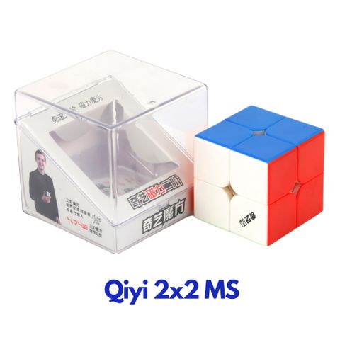  Rubik 2x2 QiYi MS Magnetic 2020 stickerless (Có nam Châm- Hãng Mod M) - ZyO Rubik 
