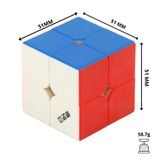  Rubik 2x2 QiYi MS Magnetic 2020 stickerless (Có nam Châm- Hãng Mod M) - ZyO Rubik 