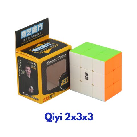  Rubik QiYi - Biến Thể 2x3x3 ( Stickerless Không Viền ) - ZyO Rubik 