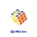  Rubik 3x3 QiYi mini 3cm Stickerless không viền - ZyO Rubik 