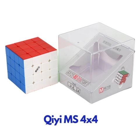  Rubik 4x4 QiYi MS 2020 stickerless Không Viền (Có nam Châm- Hãng Mod M) - ZyO Rubik 