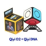  Rubik Biến Thể 1x1 Combo QiYi O2 Standard Cube + Đế QiYi DNA Full Màu - ZyO Rubik 