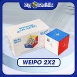  Rubik 2x2x2 Moyu WRS 2x2 Stickerless Có Nam Châm- Đồ Chơi Trí Tuệ- Zyo Rubik 